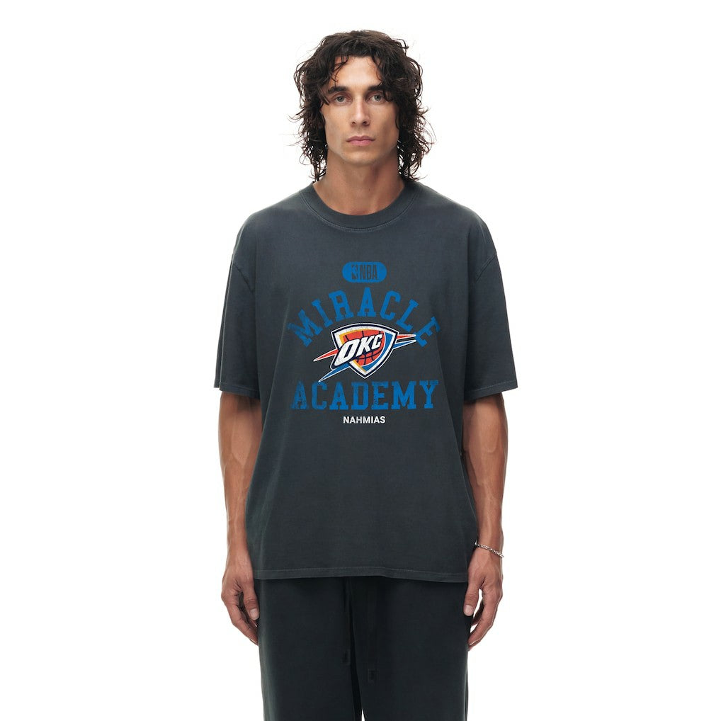 Oklahoma City Thunder Unisex Miracle Academy x NBA Collection Vintage Boxy T-shirt On Sale