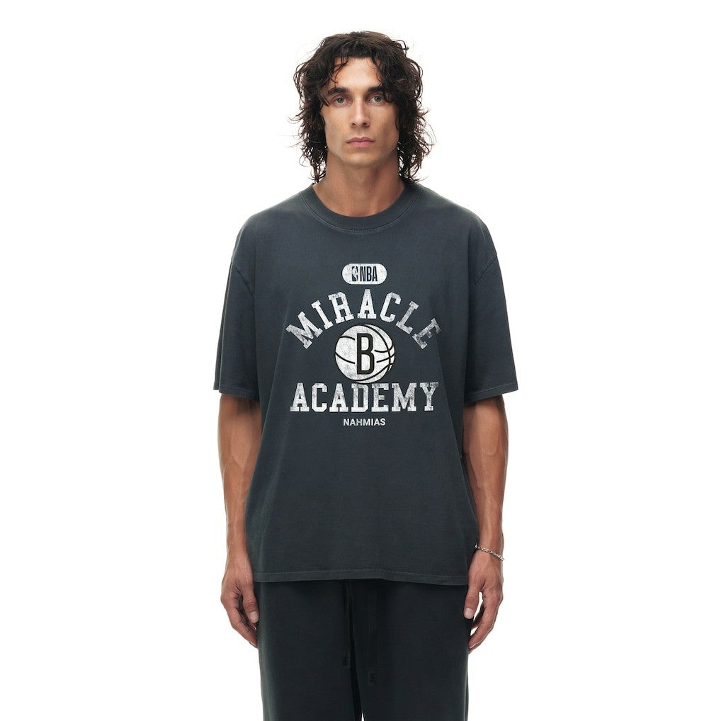 Brooklyn Nets Unisex Miracle Academy x NBA Collection Vintage Boxy T-shirt Online