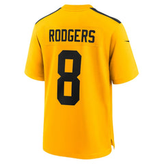 Pittsburgh Steelers Nike Aaron Rodgers  Alternate 1933 Throwback Game Jersey