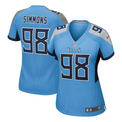 Tennessee Titans Nike Jeffery Simmons  Women's Team Game Jersey