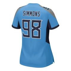 Tennessee Titans Nike Jeffery Simmons  Women's Team Game Jersey