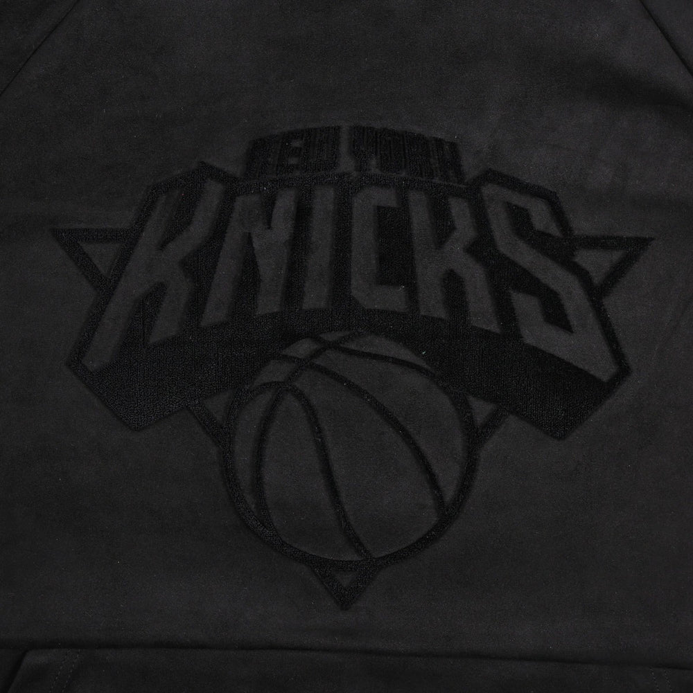New York Knicks Protege Eco-Friendly Functional Suede Fashion Tonal Hoodie Discount
