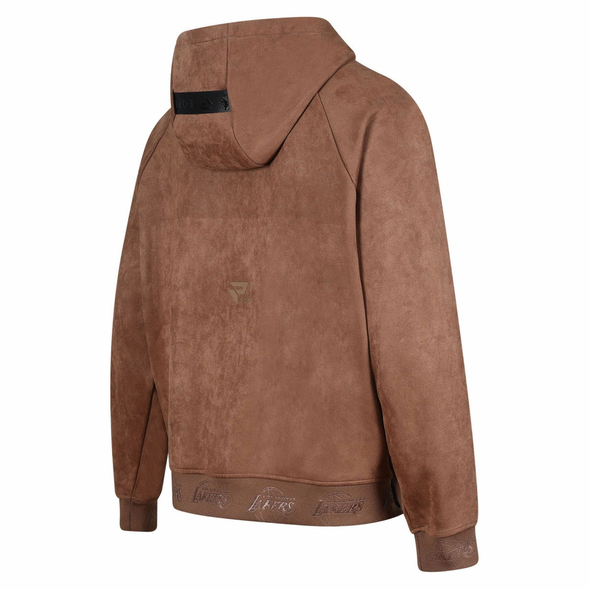 Los Angeles Lakers Protege Eco-Friendly Functional Suede Fashion Tonal Hoodie Online