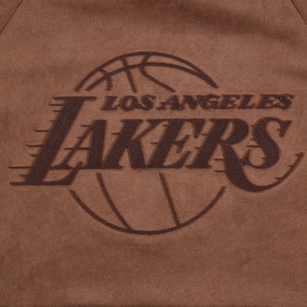 Los Angeles Lakers Protege Eco-Friendly Functional Suede Fashion Tonal Hoodie Online