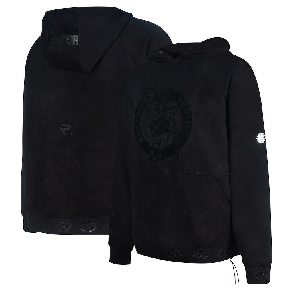 Boston Celtics Protege Eco-Friendly Functional Suede Fashion Tonal Hoodie Online