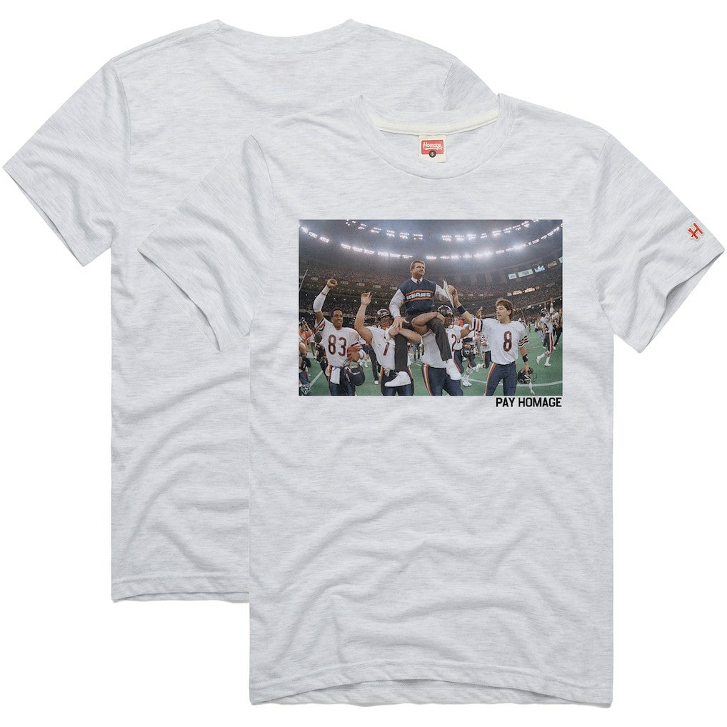 Chicago Bears  Mike Ditka  Homage Unisex Pay Homage Tri-Blend T-Shirt