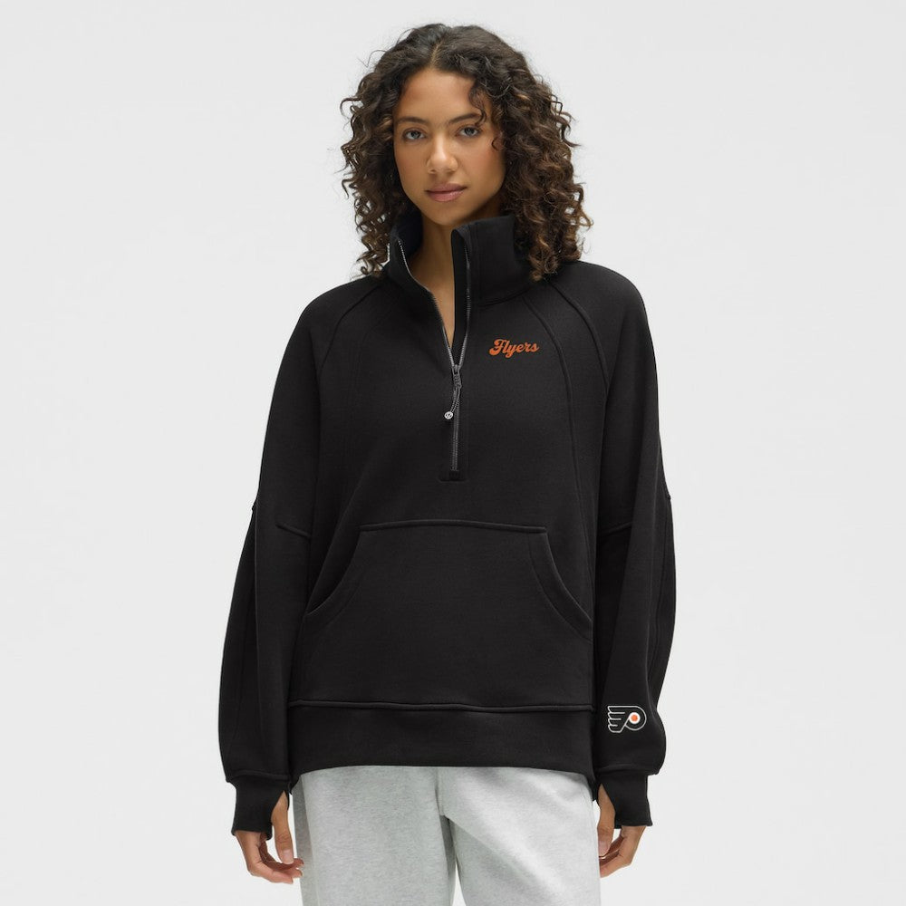 Philadelphia Flyers lululemon Women's Long Scuba Oversized Half-Zip Funnel Neck On Sale