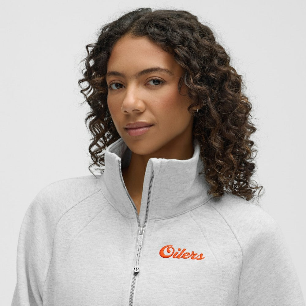 Edmonton Oilers lululemon Women's Long Scuba Oversized Half-Zip Funnel Neck Sale