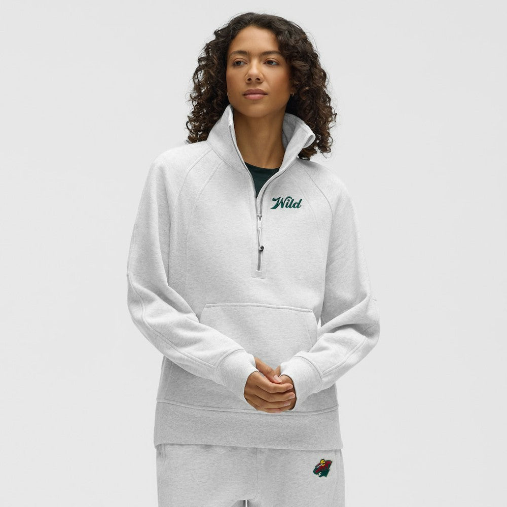 Minnesota Wild lululemon Women's Long Scuba Oversized Half-Zip Funnel Neck Online