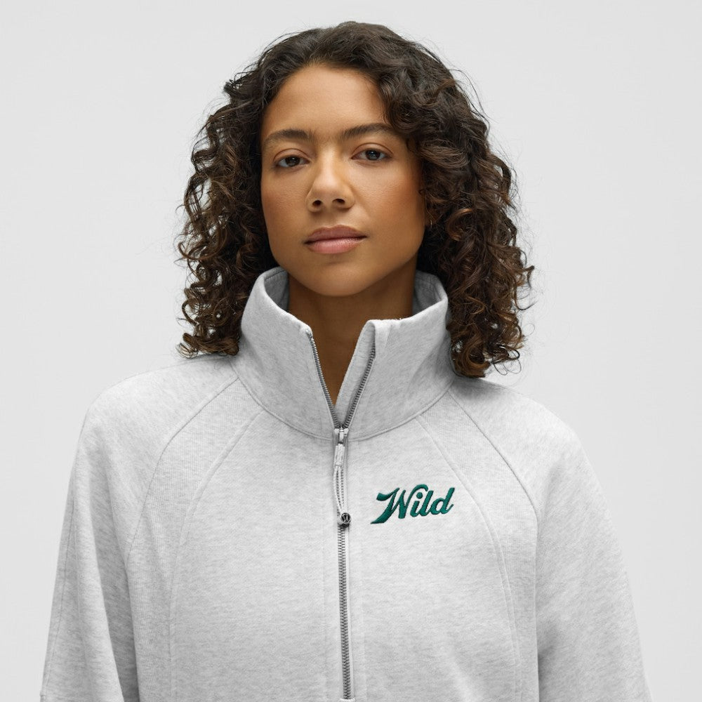 Minnesota Wild lululemon Women's Long Scuba Oversized Half-Zip Funnel Neck Online