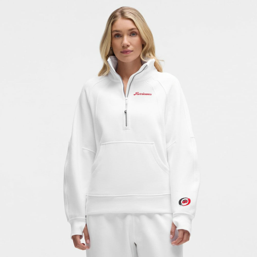 Carolina Hurricanes lululemon Women's Long Scuba Oversized Half-Zip Funnel Neck Outlet