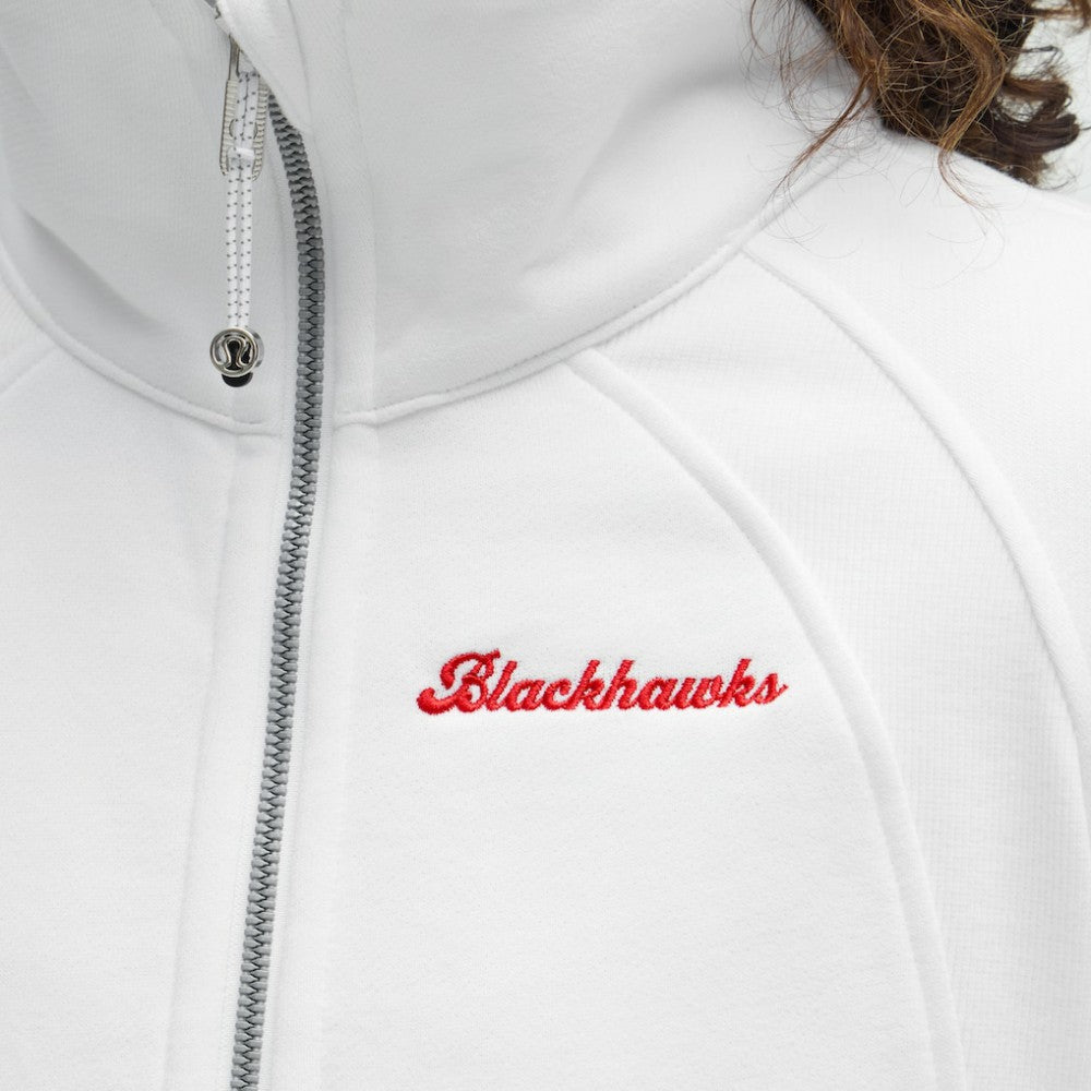 Chicago Blackhawks lululemon Women's Long Scuba Oversized Half-Zip Funnel Neck Discount
