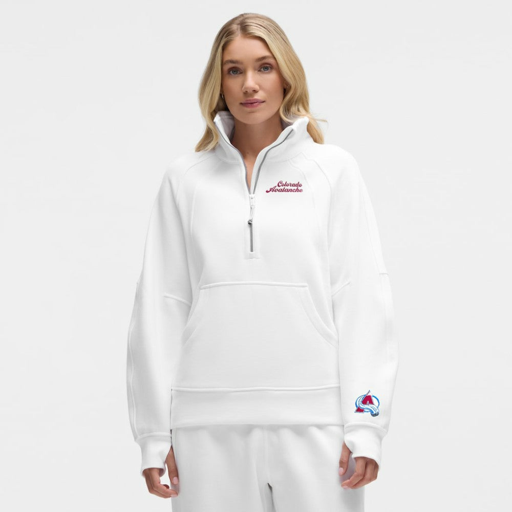 Colorado Avalanche lululemon Women's Long Scuba Oversized Half-Zip Funnel Neck On Sale