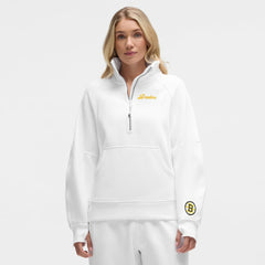 Boston Bruins lululemon Women's Long Scuba Oversized Half-Zip Funnel Neck On Sale