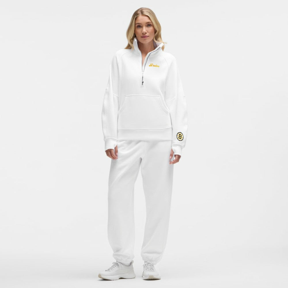 Boston Bruins lululemon Women's Long Scuba Oversized Half-Zip Funnel Neck On Sale