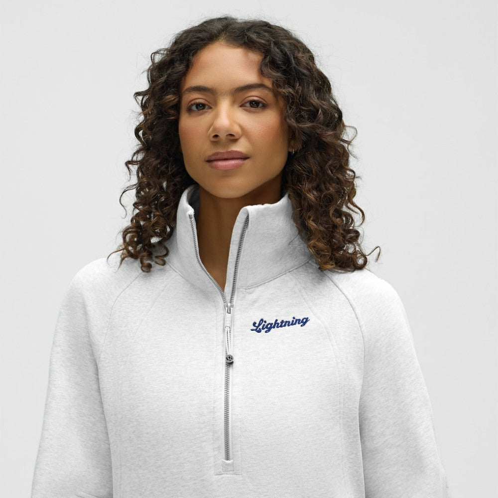Tampa Bay Lightning lululemon Women's Long Scuba Oversized Half-Zip Funnel Neck Discount