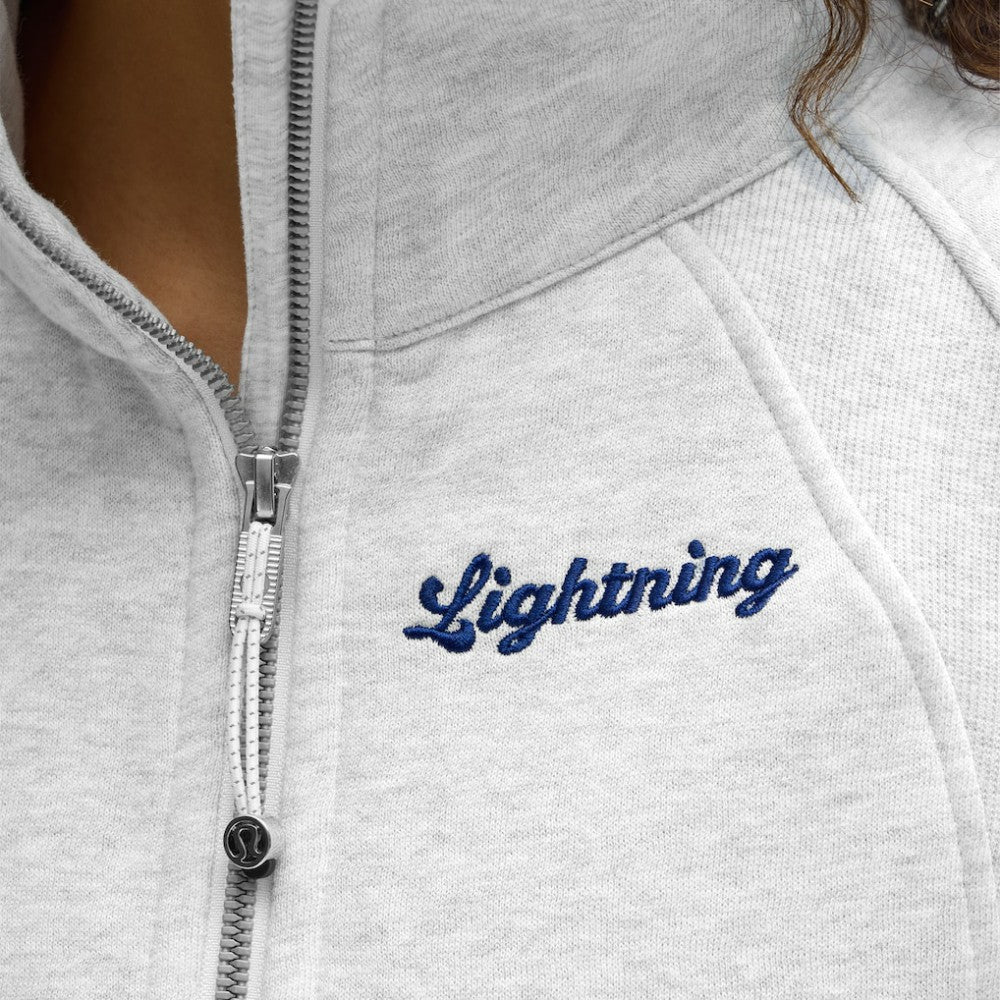 Tampa Bay Lightning lululemon Women's Long Scuba Oversized Half-Zip Funnel Neck Discount