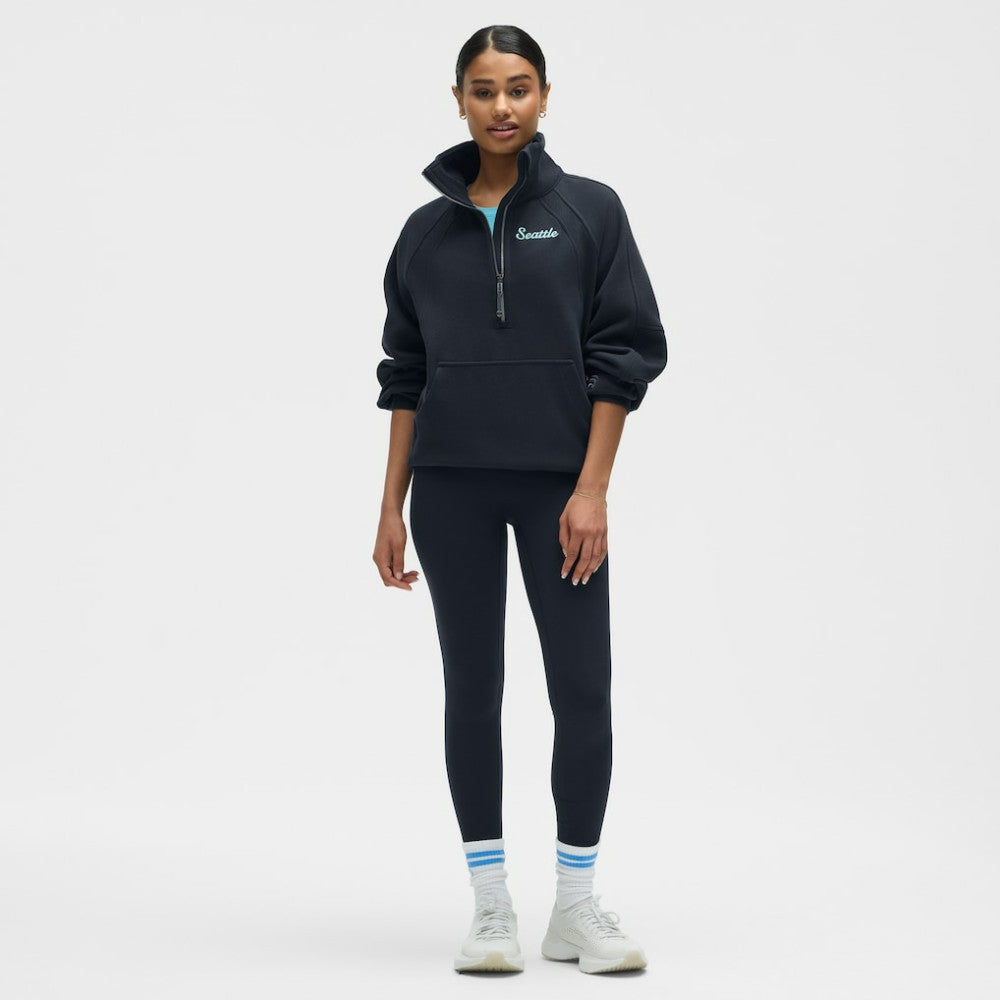 Seattle Kraken lululemon Women's Long Scuba Oversized Half-Zip Funnel Neck For Sale