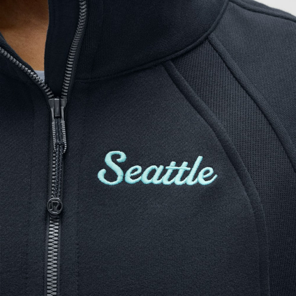 Seattle Kraken lululemon Women's Long Scuba Oversized Half-Zip Funnel Neck For Sale