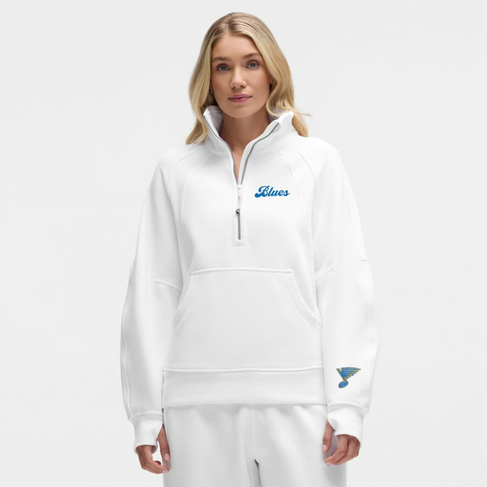 St. Louis Blues lululemon Women's Long Scuba Oversized Half-Zip Funnel Neck Online