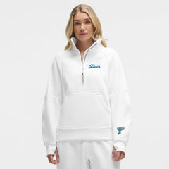 St. Louis Blues lululemon Women's Long Scuba Oversized Half-Zip Funnel Neck Online