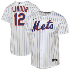 Francisco Lindor New York Mets Nike Youth Home Replica Player Jersey | MLB Outlet