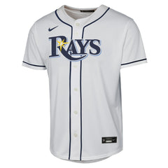 Junior Caminero Tampa Bay Rays Nike Youth Home Replica Player Jersey | MLB For sale