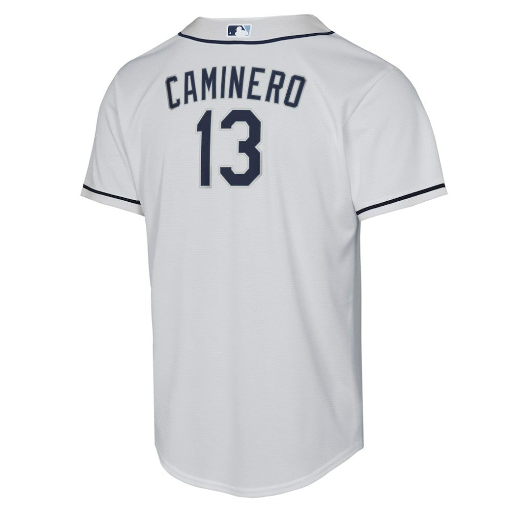 Junior Caminero Tampa Bay Rays Nike Youth Home Replica Player Jersey | MLB For sale