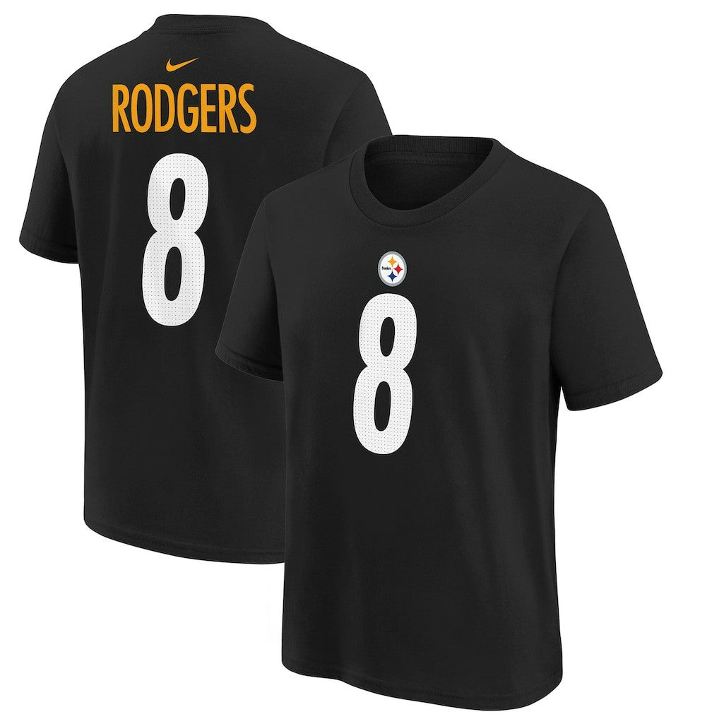 Pittsburgh Steelers  Aaron Rodgers  Youth Player Name & Number T-Shirt