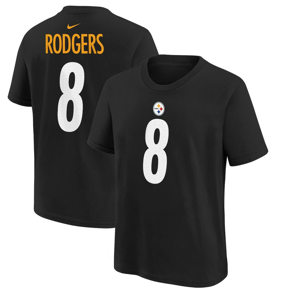 Pittsburgh Steelers  Aaron Rodgers  Youth Player Name & Number T-Shirt