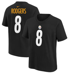 Pittsburgh Steelers  Aaron Rodgers  Youth Player Name & Number T-Shirt