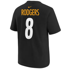 Pittsburgh Steelers  Aaron Rodgers  Youth Player Name & Number T-Shirt