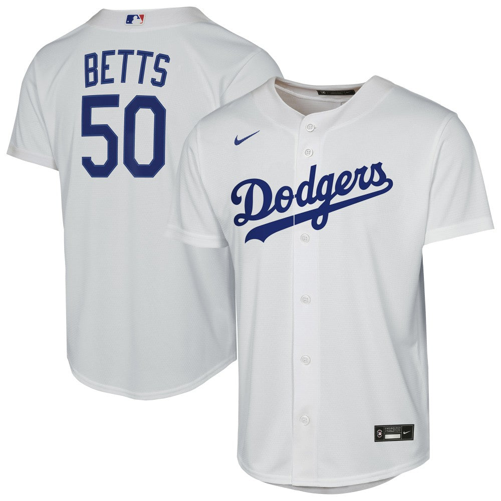 Mookie Betts Los Angeles Dodgers Nike Youth Home Replica Player Jersey | MLB Outlet
