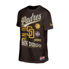 San Diego Padres New Era  Oversized Throwback Distressed T-Shirt | MLB Discount