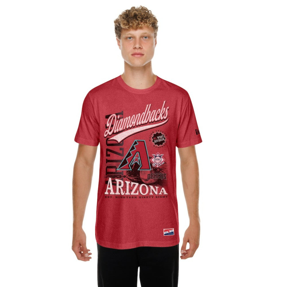 Arizona Diamondbacks New Era  Oversized Throwback Distressed T-Shirt | MLB US