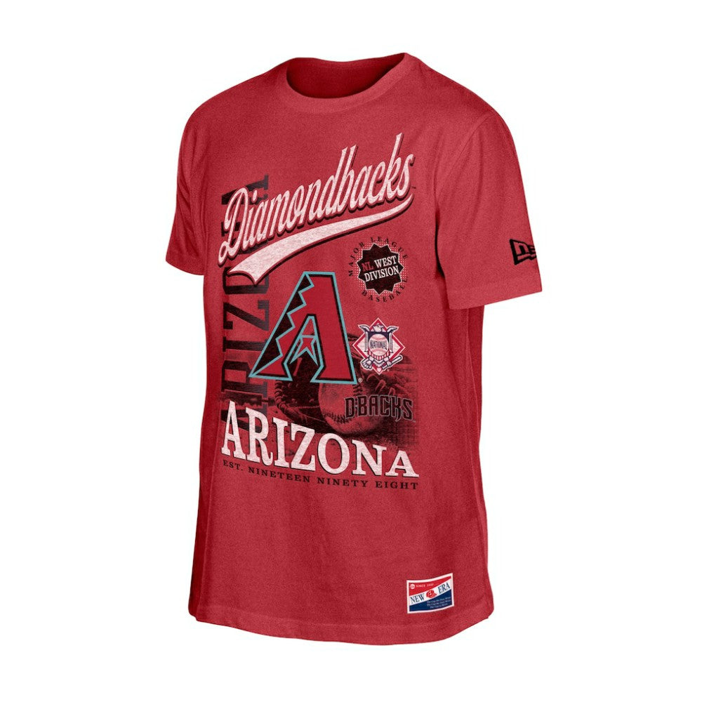 Arizona Diamondbacks New Era  Oversized Throwback Distressed T-Shirt | MLB US