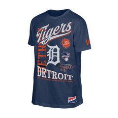 Detroit Tigers New Era  Oversized Throwback Distressed T-Shirt | MLB Near me