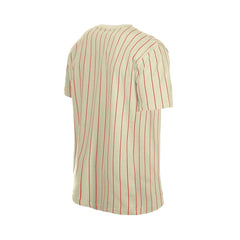 Cincinnati Reds New Era Throwback Meshback Pinstripe T-Shirt | MLB On Sale