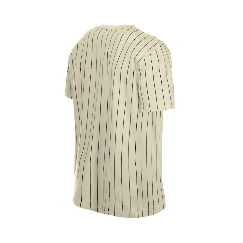 Detroit Tigers New Era Throwback Meshback Pinstripe T-Shirt | MLB On Sale