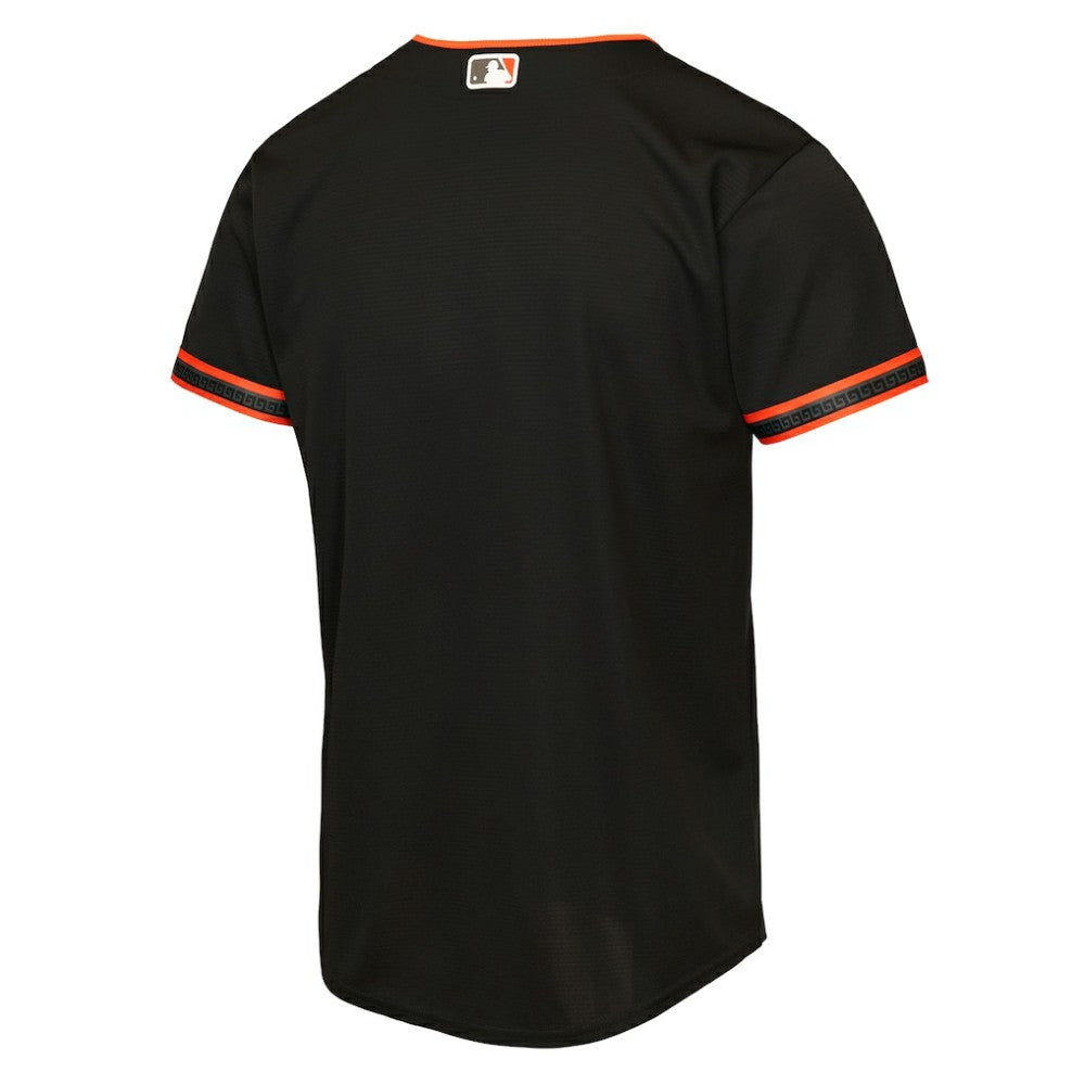 San Francisco Giants Youth Alternate Replica Jersey - Black