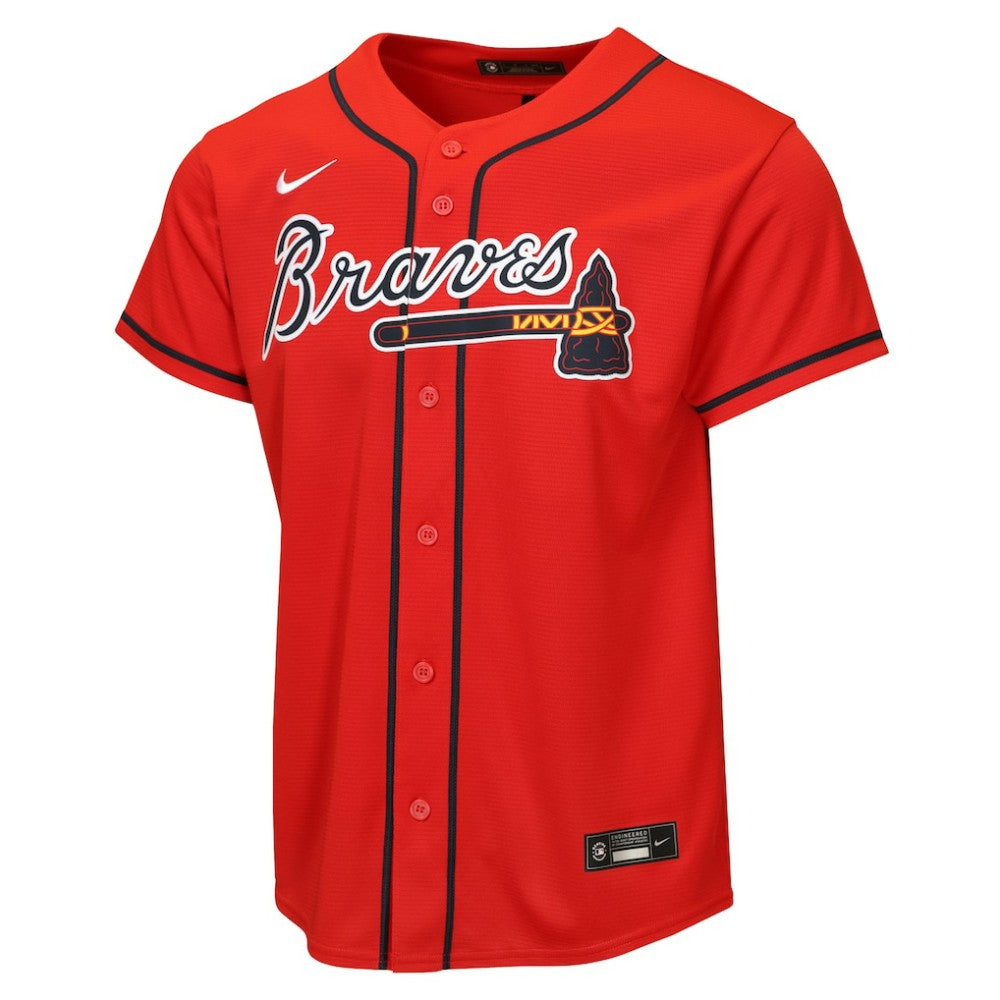 Atlanta Braves Nike Youth Alternate Replica Jersey | MLB Shop