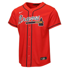 Atlanta Braves Nike Youth Alternate Replica Jersey | MLB Shop