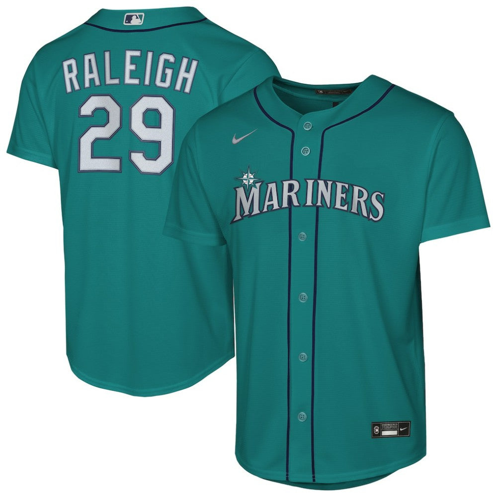 Cal Raleigh Seattle Mariners Nike Youth Alternate Replica Jersey | MLB For sale