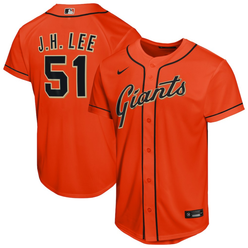 Jung Hoo Lee San Francisco Giants Nike Youth Alternate Replica Jersey | MLB Near me
