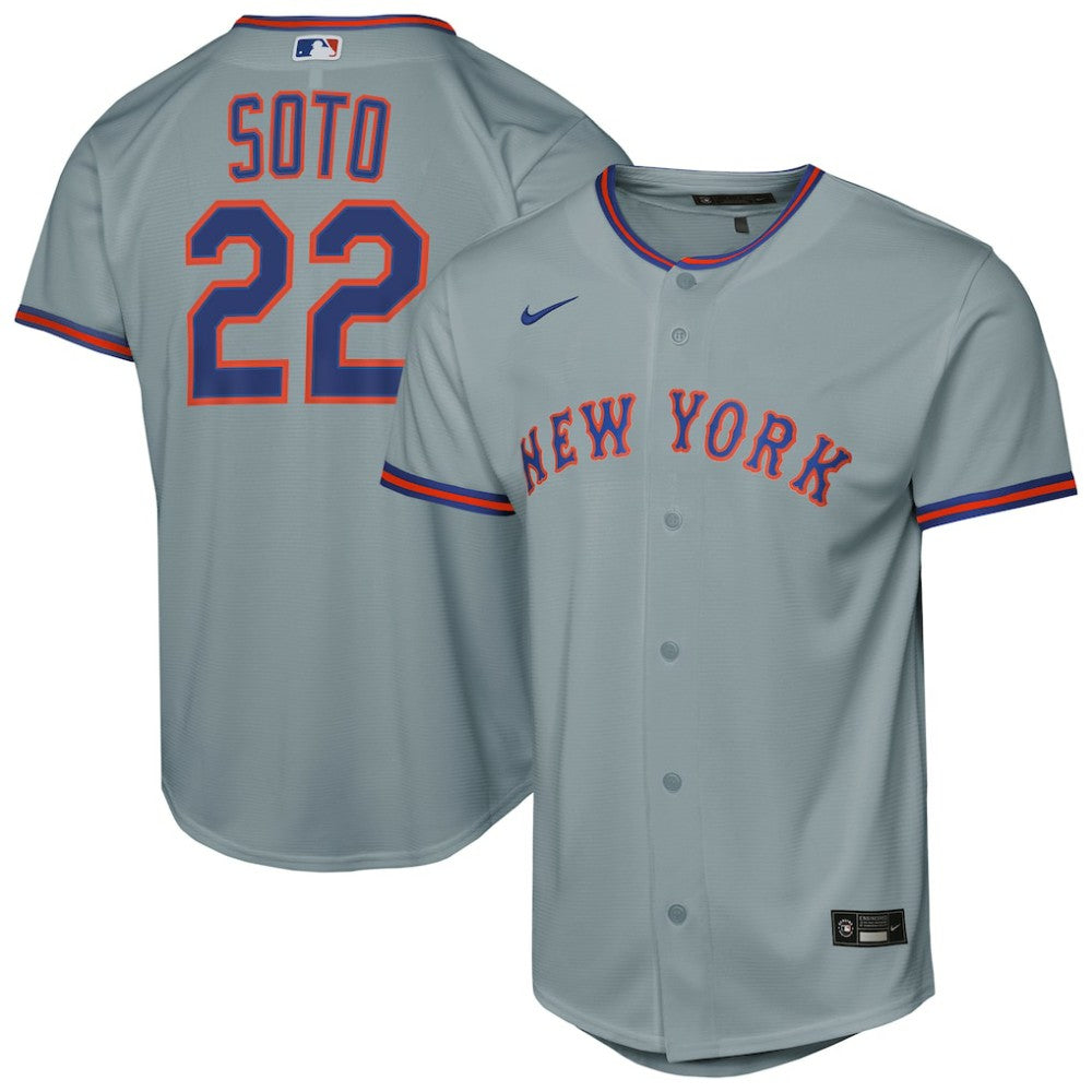 Juan Soto New York Mets Nike Youth Road Replica Jersey | MLB On Sale