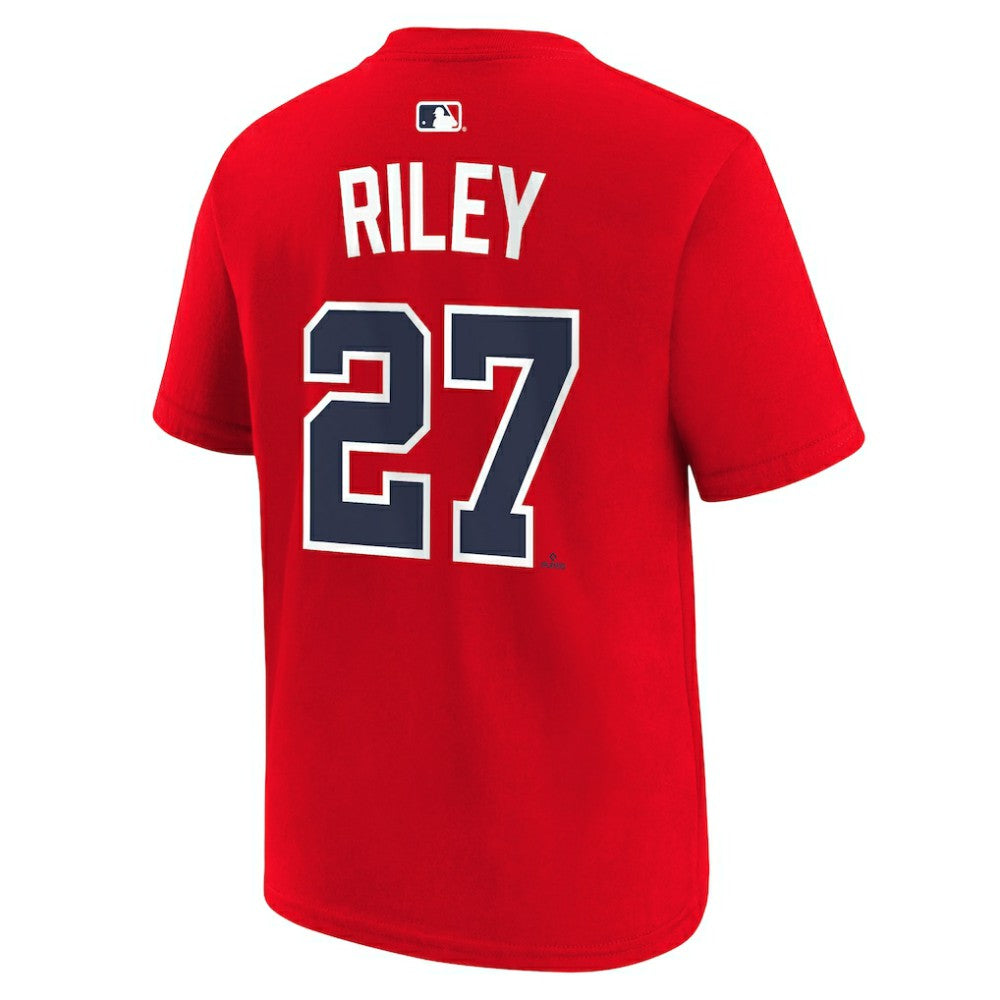 Austin Riley Atlanta Braves Nike Youth Name & Number T-Shirt | MLB US