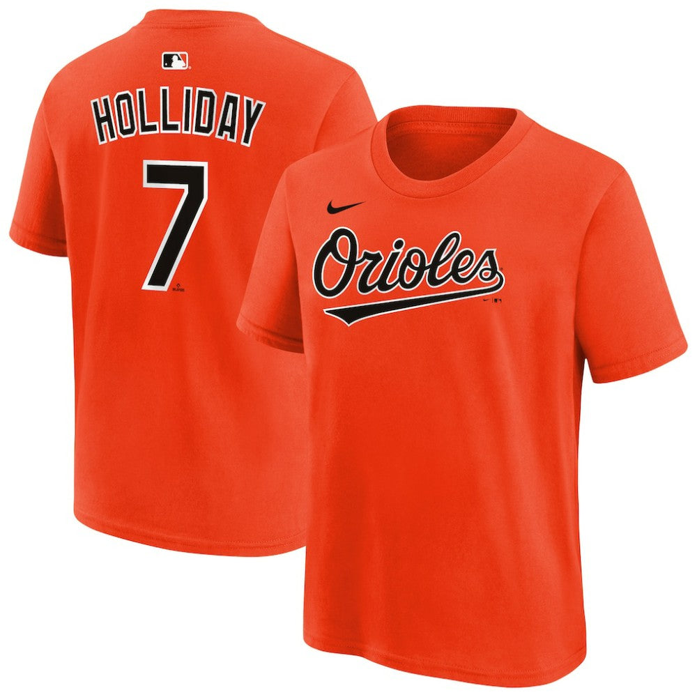 Jackson Holliday Baltimore Orioles Nike Youth Name & Number T-Shirt | MLB Outlet