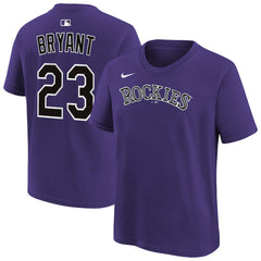 Kris Bryant Colorado Rockies Nike Youth Name & Number T-Shirt | MLB Shop