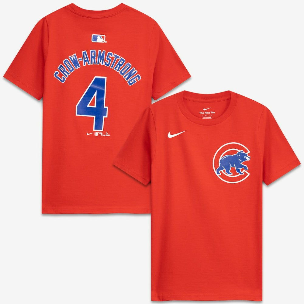Pete Crow-Armstrong Chicago Cubs Nike Youth Name & Number T-Shirt | MLB Near me