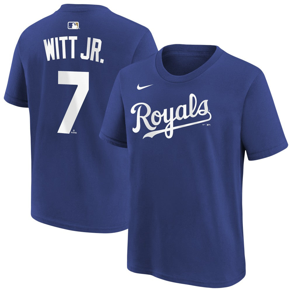 Bobby Witt Jr. Kansas City Royals Nike Youth Name & Number T-Shirt | MLB Online